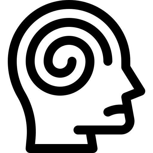 head icon with spiral